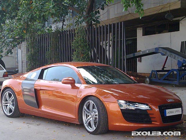 Audi R8 This Orange R8 was spotted by Wissam Farhat