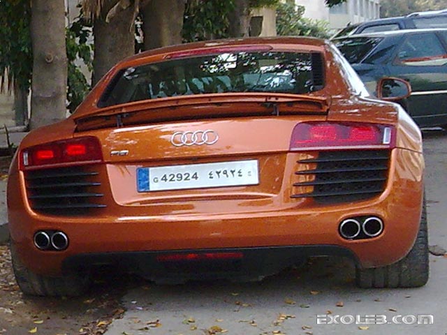 Audi R8 This Orange R8 was spotted by Wissam Farhat