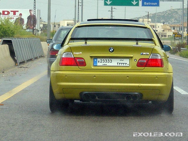 This tuned BMW M3 E46 belongs to Rafic and was spotted around LAU Byblos 
