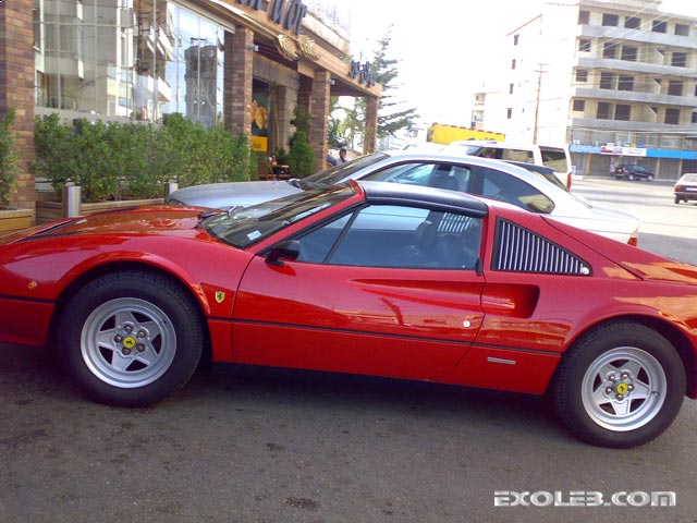 This Ferrari 308 GTS was spotted by RH in Ajaltoun in front of the Moulin 