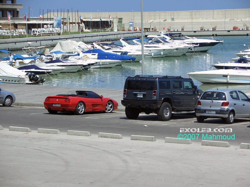 This Ferrari F355 Spider was spotted by Mahmoud in Saint Georges's Marina