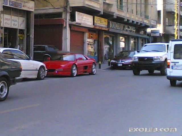 This Ferrari F355 GTS was spotted by Georges Khairallah in Mar Mkhayel