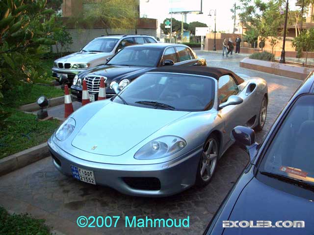 This Ferrari 360 Modena was spotted by Mahmoud near the Habtoor Hotel Spa 