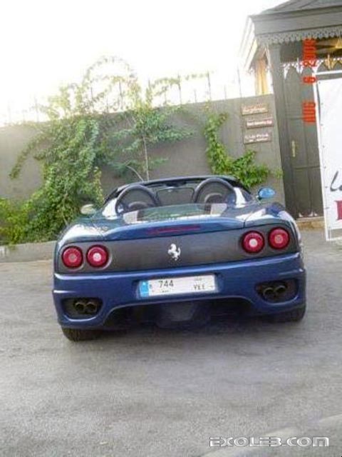 This Ferrari Modena Spider was spotted by Wissam during the month of August 