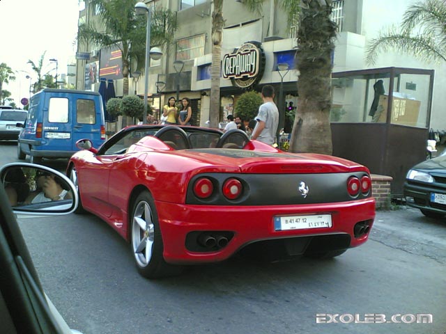 Ferrari 360 Modena Spider This Ferrari 360 Modena was spotted by Georges