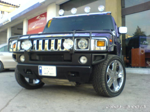 Tuned Hummer H2 This Custom H2 was spotted by Georges Khairallah in front 