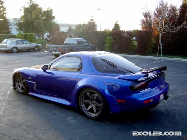 Tuned Mazda RX7 Jay Kay sent us pictures of the exterior and the engine of