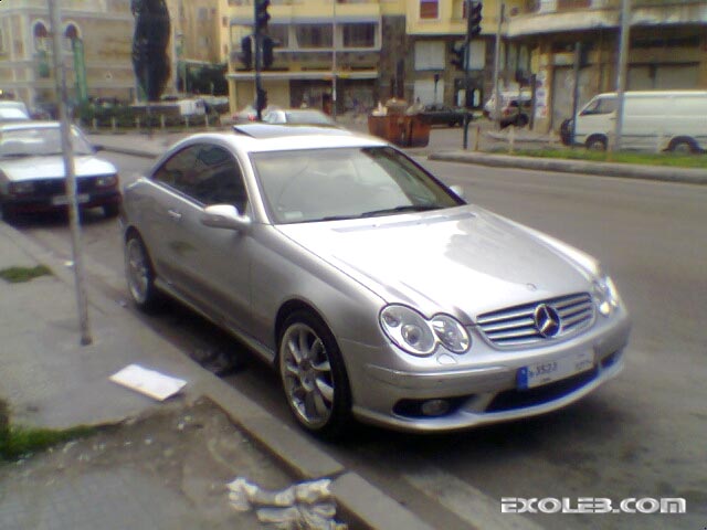 This CLK 55 AMG with SLR rims was spotted in Tripoli Lebanon by Farfoura