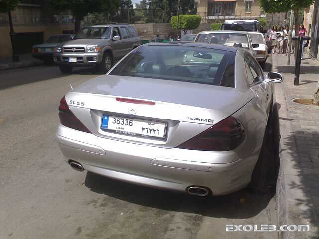 This SL 55 AMG was spotted by Wissam in Mar Elias Beirut Lebanon