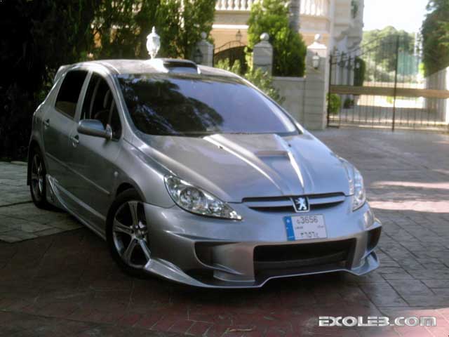Tuned Peugeot 307 This Tuned 307 was spotted by Fresco in Batroun back in