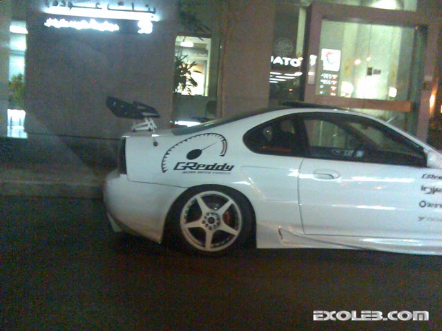 This very nicely Tuned Honda Prelude was spotted by Pierre near za3tar w 