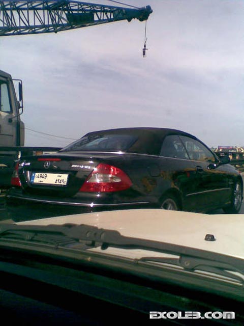 Aziz Fares spotted and raced this CLK 55 AMG on the antelias Highway